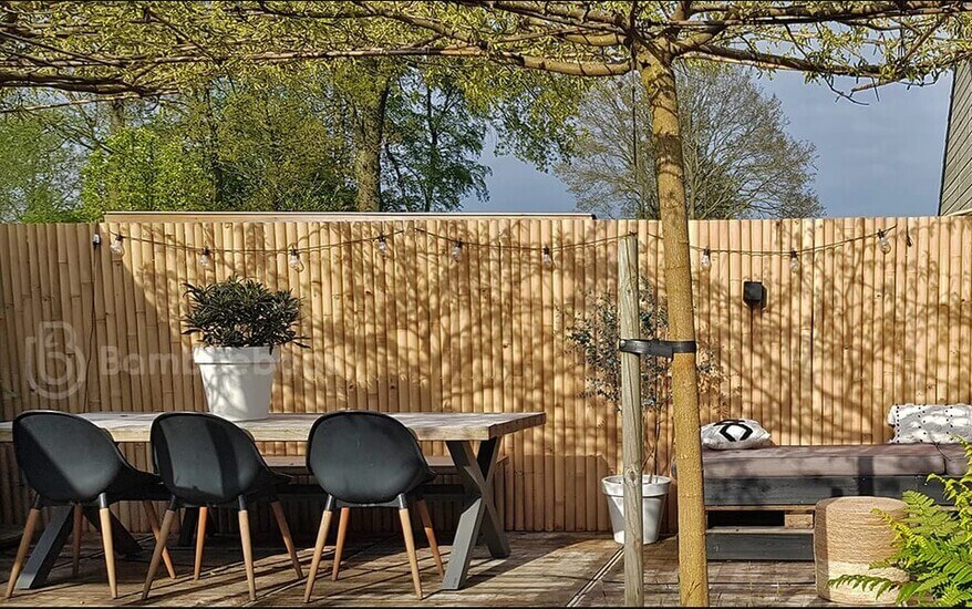 3 toepassingen van bamboematten in de tuin of het balkon