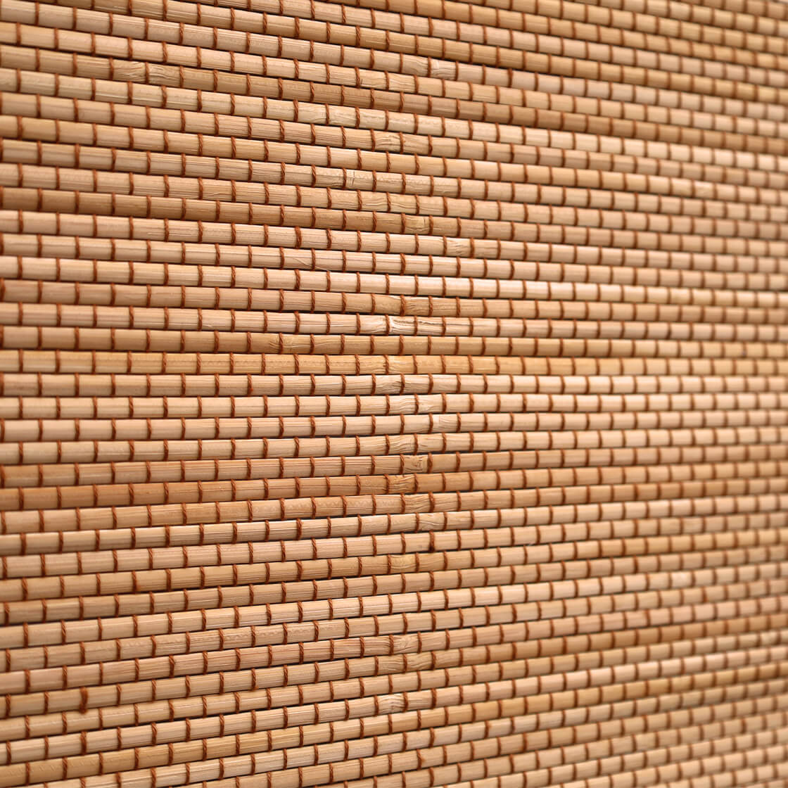 Bamboe rolgordijn Luca - Bruin - 100x220 cm