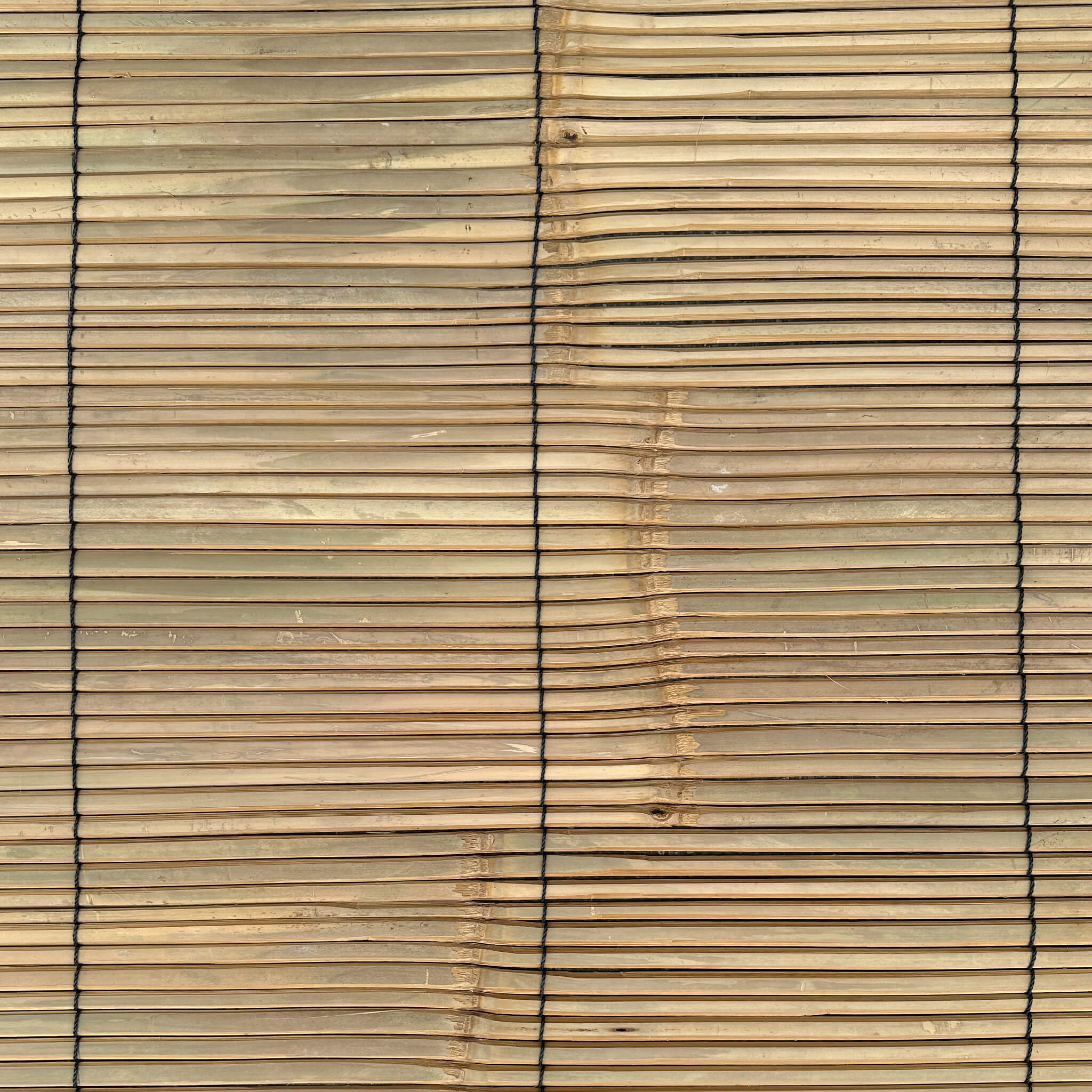Bamboe rolgordijn Split - Naturel - Close-up