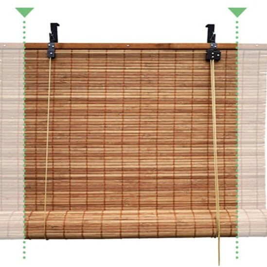 Bamboe rolgordijn op maat maken