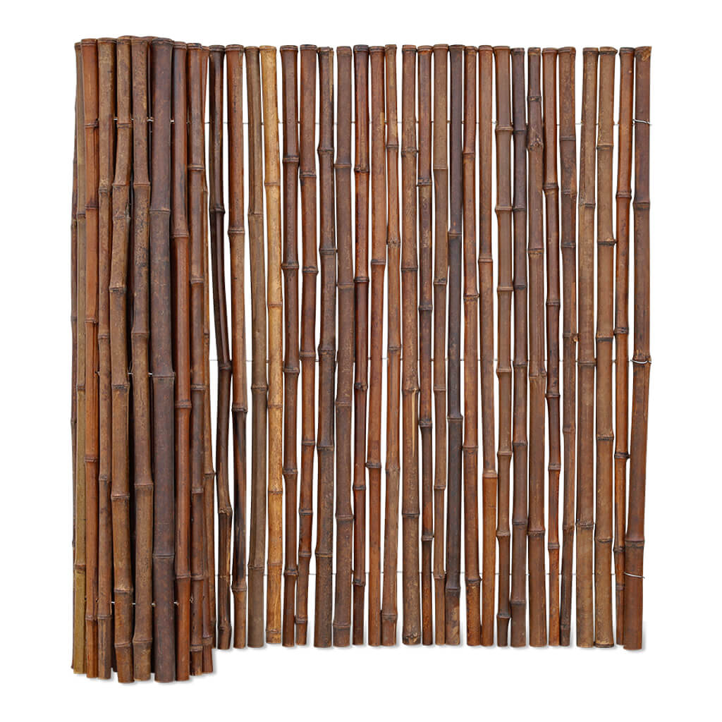 Bamboemat Midi - 180x100 cm - Donkerbruin - Opgerold