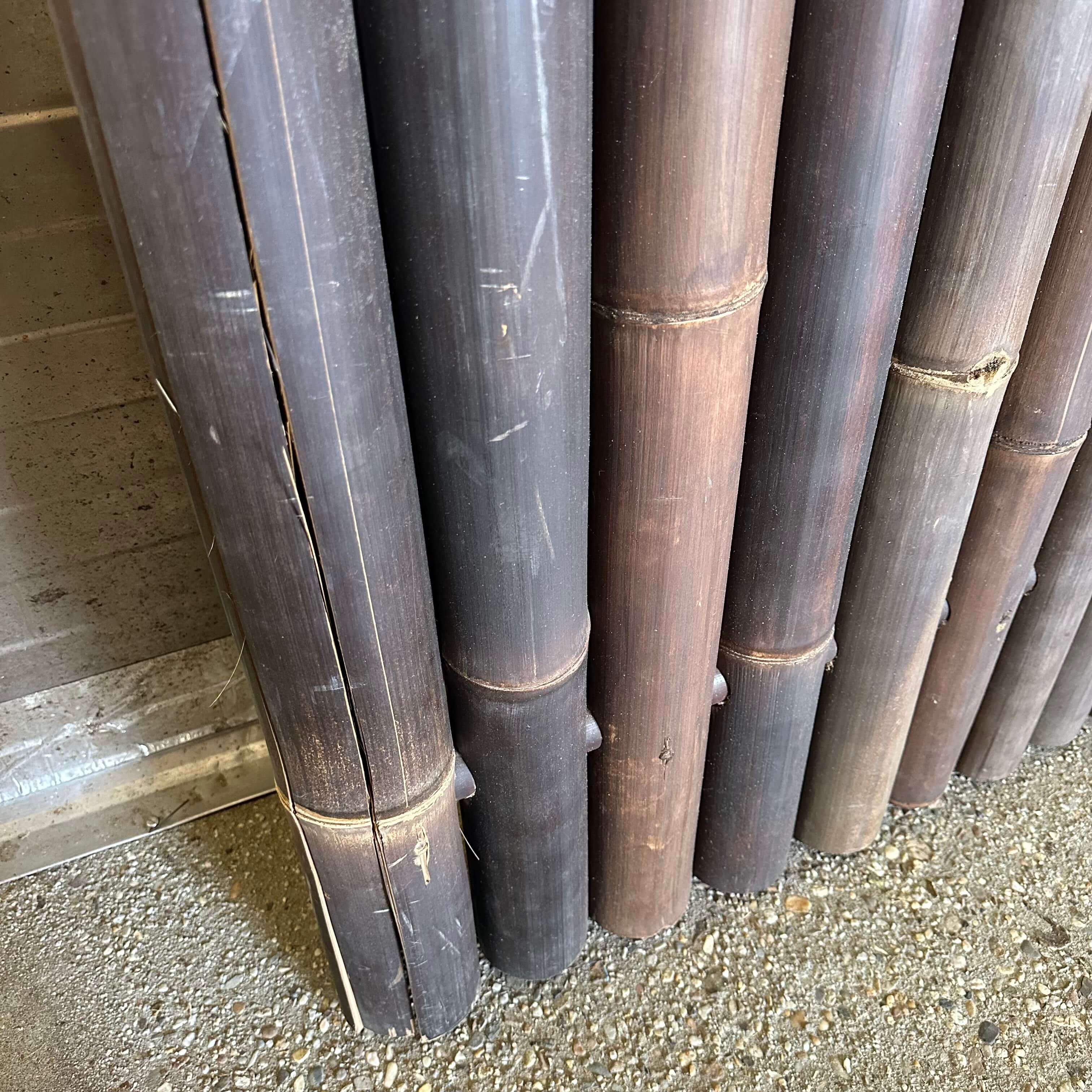 Outlet | Bamboe schutting Giga - Donkerbruin