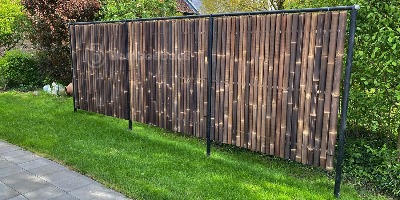 Bamboe tuinschermen als afscheiding