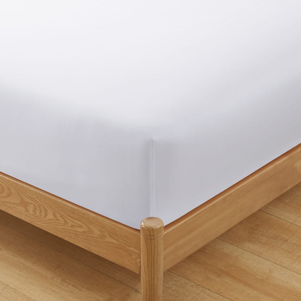 Bamboe Hoeslaken, 160 x 200 cm, bruin, hoeslaken, 50% bamboe en