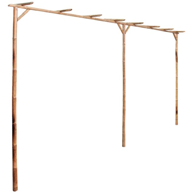 Bamboe pergola - 385x40x205 cm