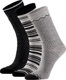 Bamboe dames sokken fashion | Multi Zwart | Maat 35/38 | 6|Pak | Bamboe sokken | Bamboe dames sokken | Naadloze sokken | Bamboo | Apollo