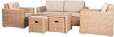 Your Own Living - Couto - Sofa Loungeset - Bamboo - Wicker