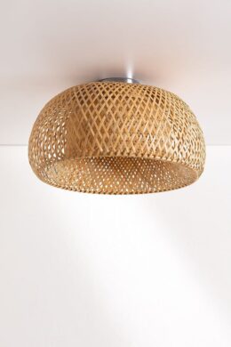 Plafondlamp bamboe Taumper - Ø50 cm