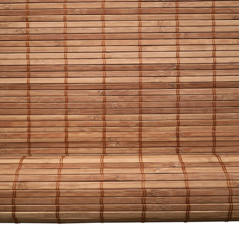 Bamboe rolgordijn Fedde - Bruin - Detail