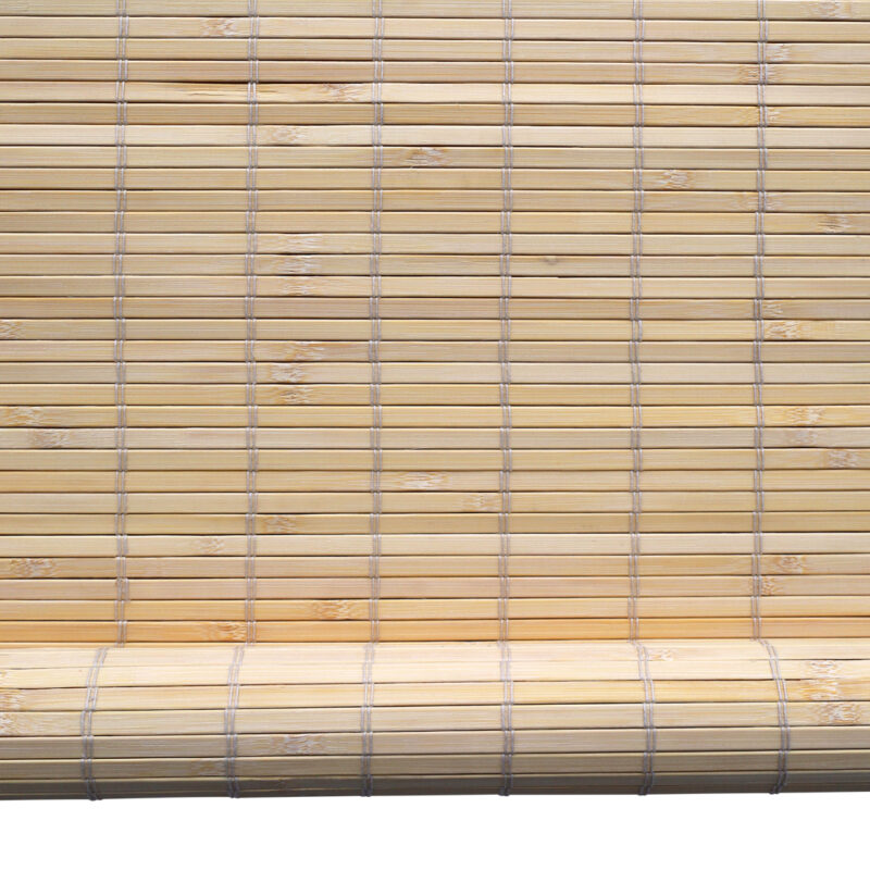 Bamboe rolgordijn Fedde - Naturel - Detail