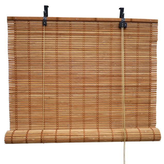 Bamboe rolgordijn Sem - 80 x 220 cm - Bruin