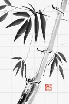IXXI Bamboo Clear Petit - Wanddecoratie - Kunst - 180 x 120 cm