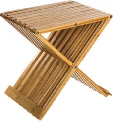 opvouwbare bamboe stoel
