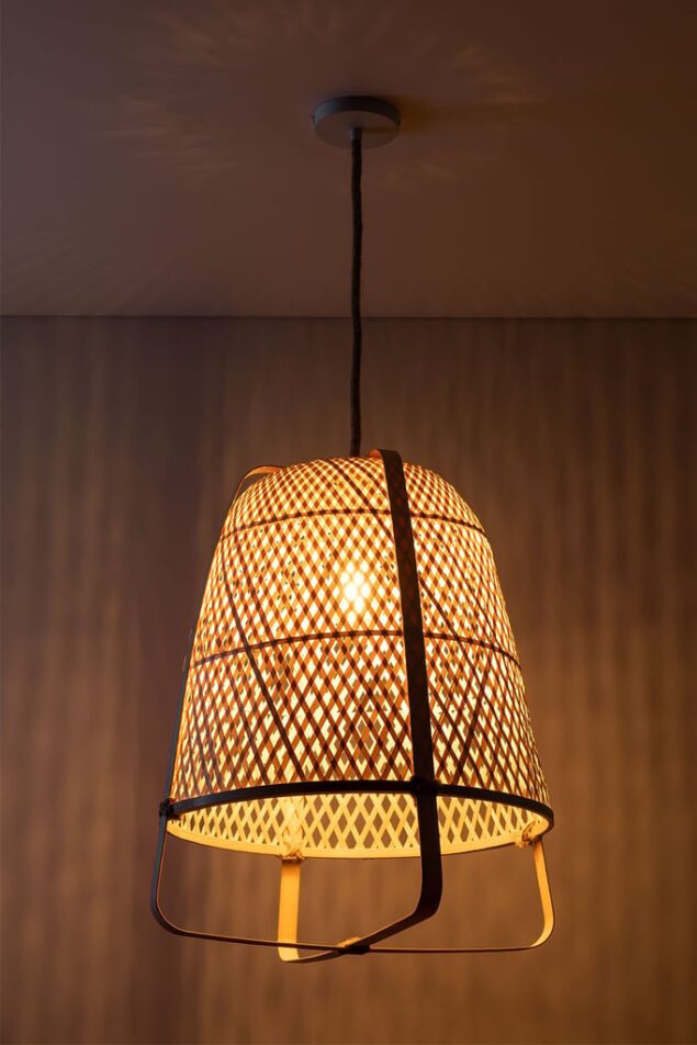 Akati bamboe hanglamp