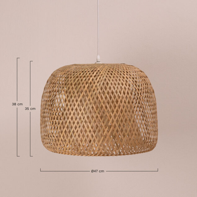 Bamboe hanglamp (Ø45 cm) Debi