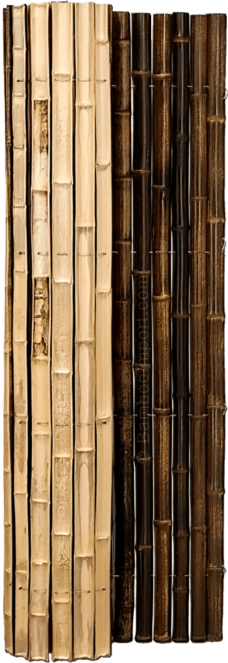 Bamboemat Halfrond - 180 x 180 cm - Donkerbruin