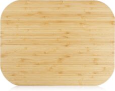 Mahlzeit Bamboe snijplank met antislip snijvlak snijplank hout met sapgoot serveerplank van bamboehout hout voor de keuken