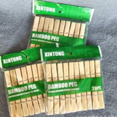 Xintong Bamboo Wasknijpers 20 stuks