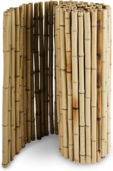 casa pura Tuinhek - Balkonscherm - Tuinscherm - Bamboe - Natuur - 100 x 250 cm