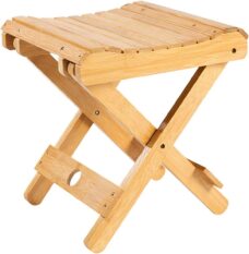 Bamboe opvouwbare kruk houten badkamer douchekruk draagbare opvouwbare douchestoel scheren douche voetsteun kleine stoel voor tuin badkamer balkon spa