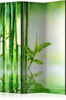 Kamerscherm - Scheidingswand - Vouwscherm - Green Bamboo [Room Dividers] 135x172 - Artgeist Vouwscherm