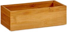 Kinvara - Kast/lade sorteer organizer bamboe houten bakje 15 x 7 x 5 cm