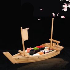 Sushi Boot Bamboe, Dienblad ,Sushi Boat Bamboo 52cm-Japanse en Koreaanse Style