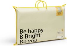 B Bright Traagschuim Hoofdkussen - 100% Traagschuim - Tijk 60% polyester en 40% bamboe - Zij & rugslapers - 40x60 cm