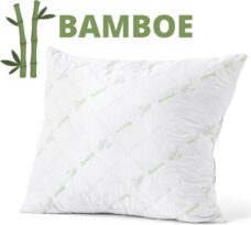 Hoofdkussen Bamboe kussen - Bamboo Kussen 60x70 cm - Bamboe Touch - Origineel Bamboo Kussen - Cool Comfort - Zacht, Koel & Druk verlagend