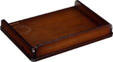 Navaris zwevend nachtkastje van bamboe - 38 x 26 x 11cm - Tafeltje voor aan het bed - Klembare bedplank - Bevestiging zonder boren of gereedschap