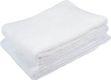 2 Stuks Witte Bamboe Handdoek 70x140 cm 600Gr m²