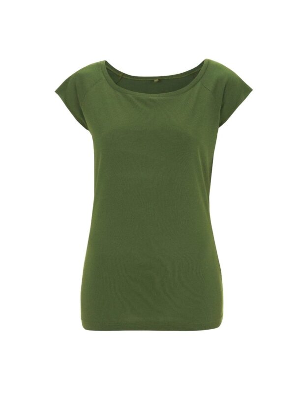 Bamboe t-shirt dames - mix & match - Groen