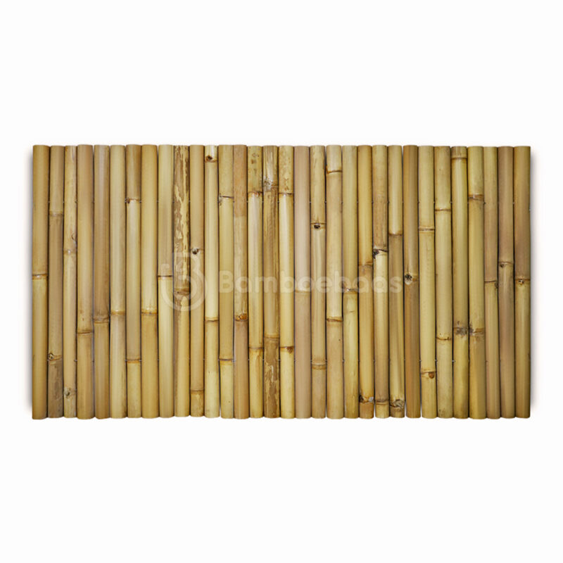 Bamboemat halfrond - Naturel - 180x100 cm