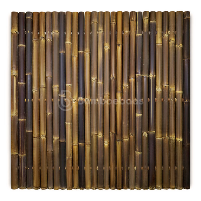 Bamboescherm Giga - Donkerbruin - 180x180 cm