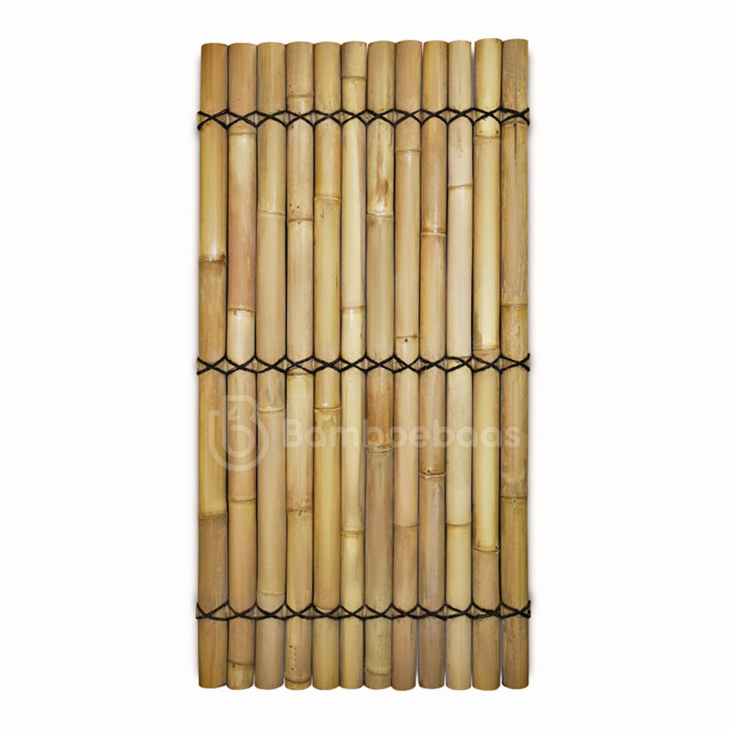 Bamboescherm halfrond - Naturel - 90x180 cm