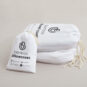 Premium bamboe beddengoed verpakkingen - pure white